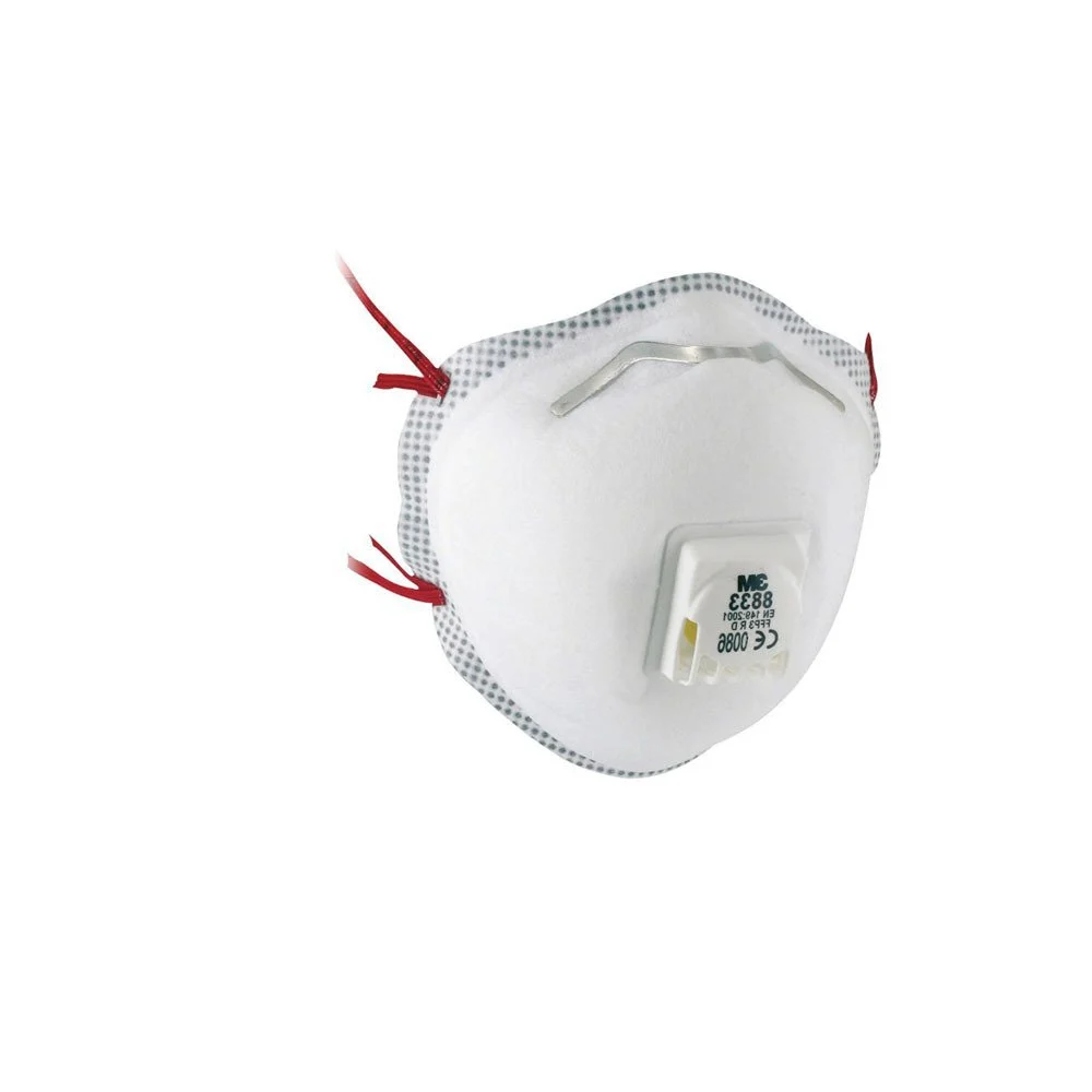 3M 8833 FFP3 Ventilli Konik Toz Maskesi