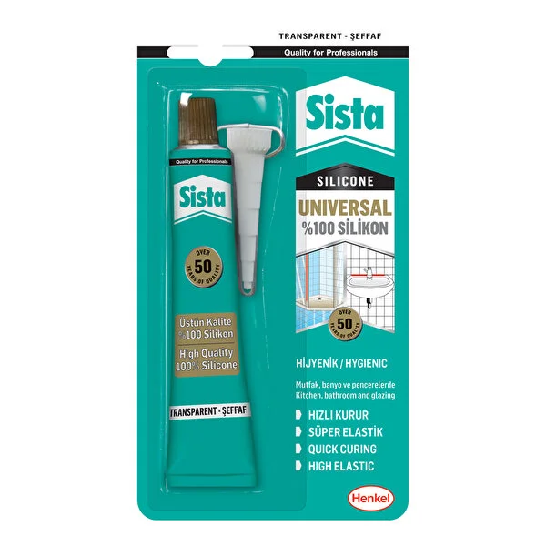 Sista Universal Silikon Beyaz 50 g Blister