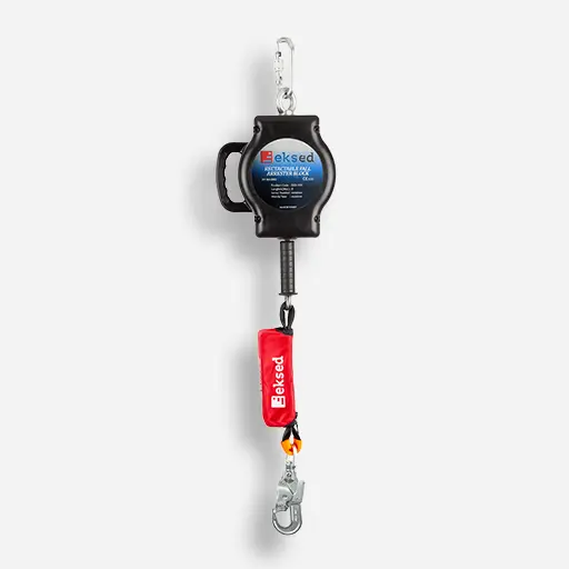 EKS-306 6 Metre Çelik Halatlı Geri Sarımlı Düşüş Durdurucu