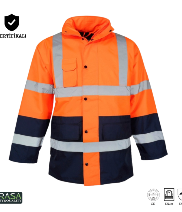 IZRASA™ NT05 – İki Renkli 300D Oxford Reflektörlü Parka
