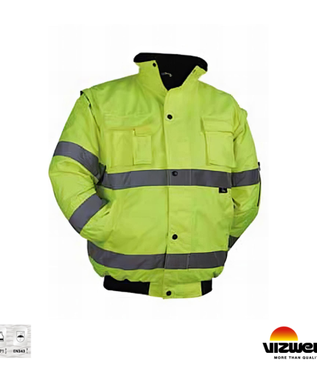 Vizwell™ VWJK60 – Kolları Çıkmalı 300D Oxford Pilot Mont