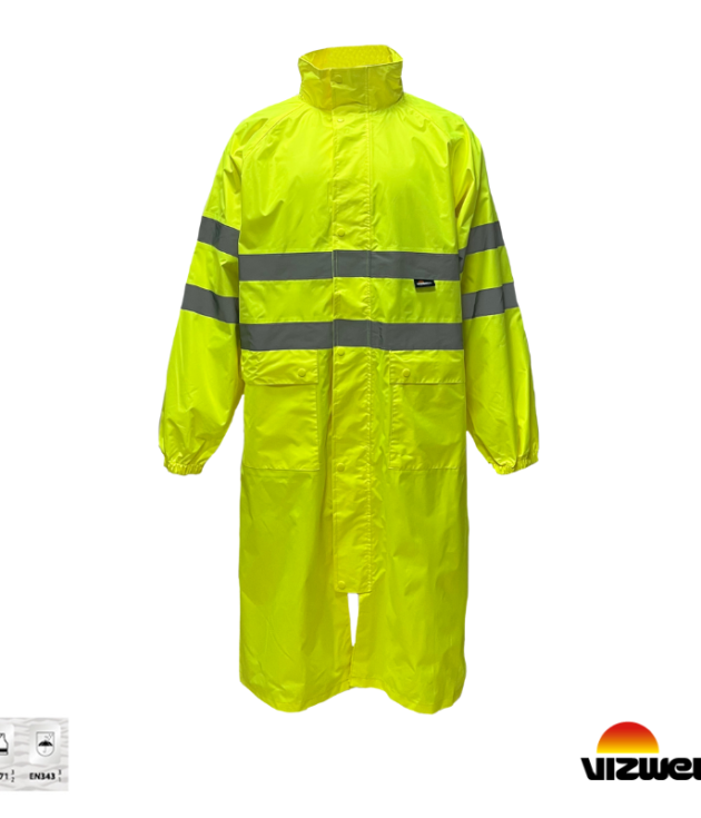Vizwell™ VWJK67L – Reflektörlü 150D Oxford Pardesü Yağmurluk
